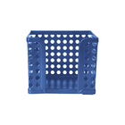 Porta Bloco de Anotações Metal Azul Oikos