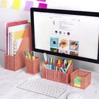 Porta Bloco de Anotações Metal Laranja Oikos