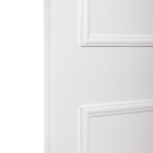 Porta Boiserie Colméia Branca 210X90X3,5 Artens