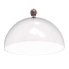 Porta Bolo 25cm Bubble Com Cúpula E Pé Crippa Amêndoa Tortas