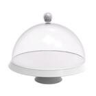 Porta Bolo Bubble Crippa 25 Cm De Diametro Com Base Com Pé Re