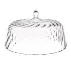 Porta Bolo Torta 25cm Transparente Glassy Com Cúpula Crippa B