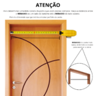 Porta Bondoor Lisa Hdf Pinus Primer Uv - 2 10m X 0 82m