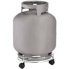 Porta Botijão De Gás Com Rodinhas Suporte Para Plantas E Lixe