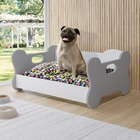 Porta Brinquedos Com Nichos Organizador Horizontal Amêndoa