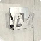 Porta Bucha De Banho E Gillette Inox  Adesivo Elg