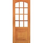 Porta Caiçara Vidrinho - Madeira Maciça - Angelim Medida:2,10