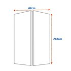 Porta Camarão De Madeira 210cm X 62cm Friso 03 Sarrafeada Jb