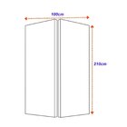 Porta Camarão De Madeira 210x100cm Friso 06 Sarrafeada Jb Por