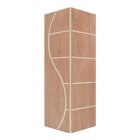 Porta Camarão De Madeira 210x100cm Friso 10 Sarrafeada Jb Por