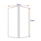 Porta Camarão De Madeira 210x102cm Friso 06 Sarrafeada Jb Por