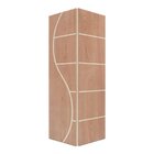 Porta Camarão De Madeira 210x110cm Friso 10 Sarrafeada Jb Por