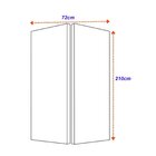 Porta Camarão De Madeira 210x72cm Friso 03 Sarrafeada Jb Port