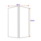 Porta Camarão De Madeira 210x80cm Friso 10 Sarrafeada Jb Port