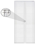 Porta Camarão Lambril Aluminio Branco C/trinco 2.10x0.80 Lado