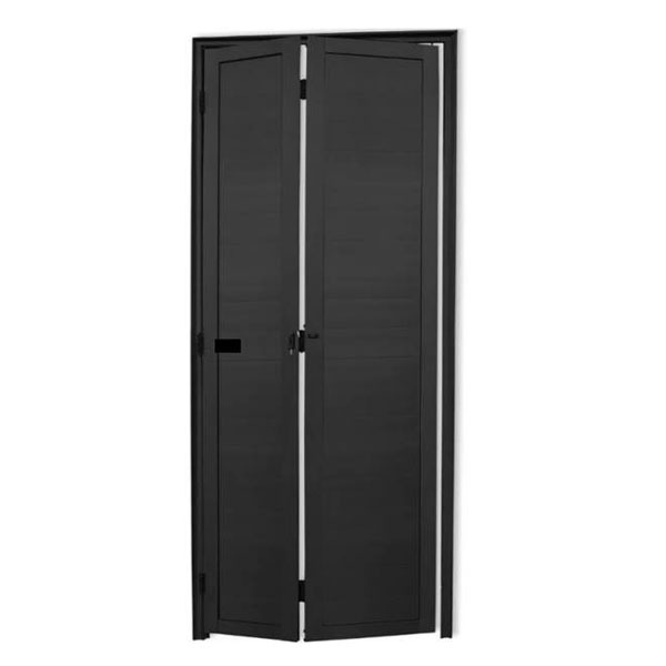Porta Camarão Lambril Aluminio Preto C/trinco 2,10x0,70 Lado