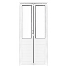 Porta Camarão Lambril Branco C/vidro C/trinco 2.10x0.80 Lado