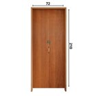 Porta Camarão Lisa Padrão Imbuia Batente Ecológico 14 Com Fec