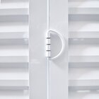 Porta Camarão Palheta Alumínio 60 X 210cm Branco Hale Abertur