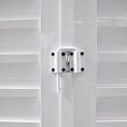 Porta Camarão Palheta Alumínio 60 X 210cm Branco Hale Abertur