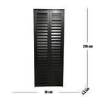 Porta Camarão Palheta Alumínio Preto Linha Veneza Lado:esquer