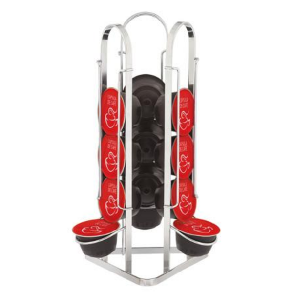 Porta Cápsulas Nespresso Suporte Para 15 Unidades Café Cromado