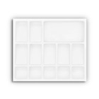 Porta Cédula Branco 490x420mm On-05 - Moldplast