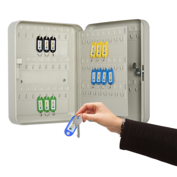 Porta Chave Armário Claviculário Aço Para 93 Chaves Com Chave