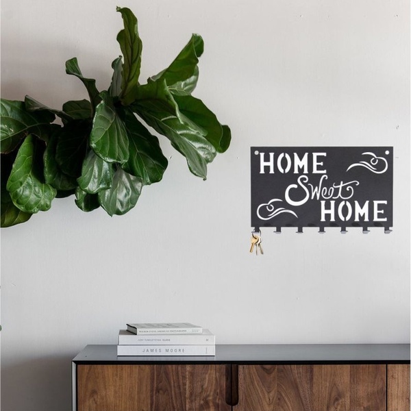 Porta Chave Home Sweet Home - Marrom