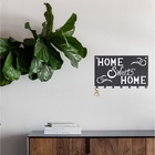 Porta Chave Home Sweet Home - Preto