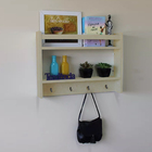 Porta Chave Organizador Natural Em Mdf [f031]