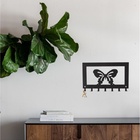 Porta Chaves Borboleta - Marrom