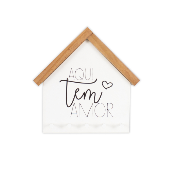 Porta-chaves/correspondencias Aqui Tem Amor