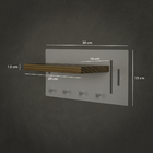 Porta-chaves De Parede Moema Branco