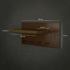 Porta-chaves De Parede Moema Terra Cota