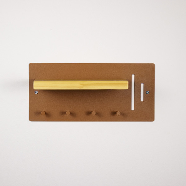 Porta-chaves De Parede Moema Terra Cota