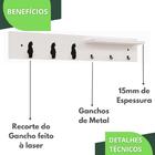 Porta Chaves De Parede Porta Chaveiro Organizador B.b.g.p