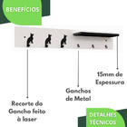 Porta Chaves De Parede Porta Chaveiro Organizador B.p.c.p