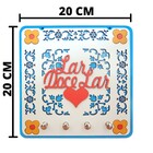 Porta Chaves Decorativos -varios Modelos Modelos:lar Doce Lar