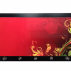 Porta-chaves E Cartas Flor Dourada