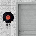 Porta Chaves Estilo Disco De Vinil Rock And Roll 29cm Mdf - W