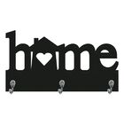 Porta Chaves Home Decorativo Casinha Com Coração 22x11cm Mdf