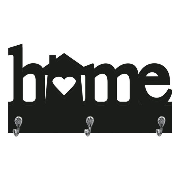 Porta Chaves Home Decorativo Casinha Com Coração 22x11cm Mdf