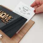 Porta Chaves Home Sweet Home Amadeirado E Preto 25x15cm Momen