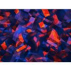 Porta-chaves Magnético Abstrato Azul E Laranja