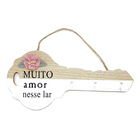 Porta Chaves Parede Criativo Em Forma De Chave Mdf Muito Amor