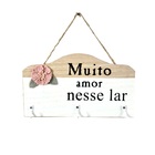 Porta Chaves Parede Criativo Em Mdf 3 Ganchos Muito Amor Ness