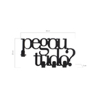 Porta Chaves Pegou Tudo