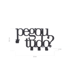 Porta-chaves Pegou Tudo - Grafite