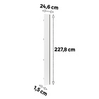 Porta Closet Prime 25cm Madeira Branco Mat Luciane